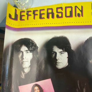 Vintage Jefferson Starship Modern Times Promo Poster 20.  5 x 36 2