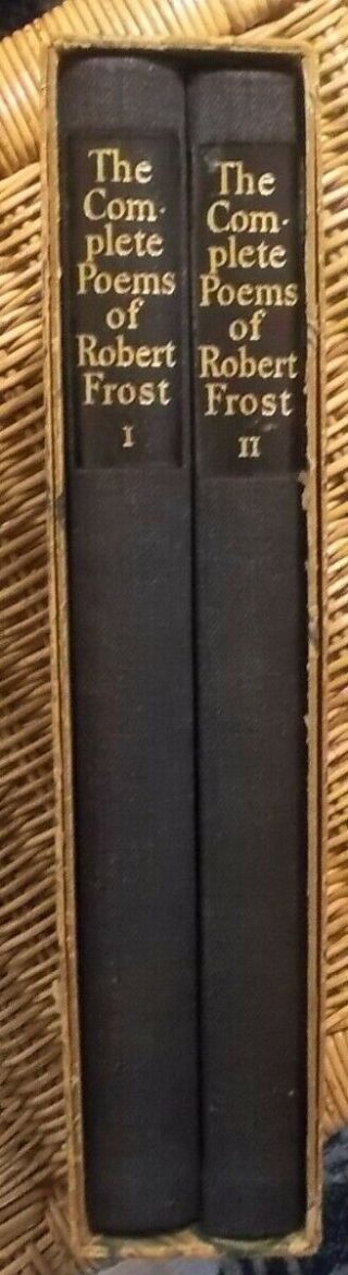 The Complete Poems Of Robert Frost Signed 1950 Limited Edititions Club