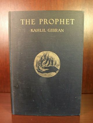 Kahlil Gibran The Prophet 1st Edition 3rd Printing 1924 Poetry Lebanon Love