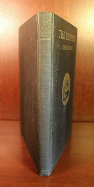 Kahlil Gibran The Prophet 1st Edition 3rd Printing 1924 Poetry Lebanon Love 2