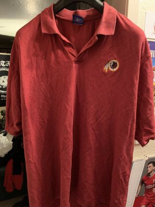 Washington Redskins Vintage Reebok Xxl Polo Shirt