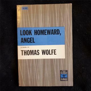 Look Homeward,  Angel By Thomas Wolfe Vintage 1957 Pb Scribner Library Paperback