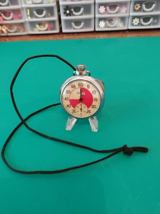 Vintage Ingersoll Referee Stopwatch In Order.