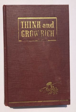Think And Grow Rich - Napoleon Hill - 1937 Scarce 1st Edition Hb