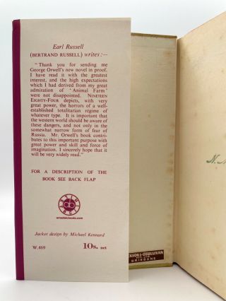 Nineteen Eighty - Four - 1ST EDITION - 1st Printing - ORWELL 1949 Animal Farm 1984 5