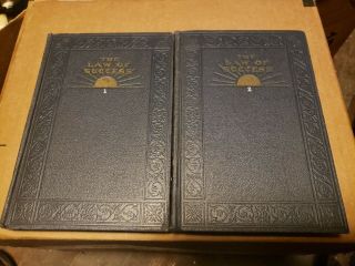 The Law Of Success Napoleon Hill 1928 First Edition 1st Complete 8 Volume Set