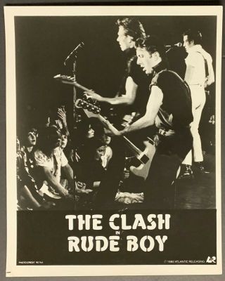 1980 The Clash Vintage Studio Photo Punk Music Band Rude Boy Iconic Band