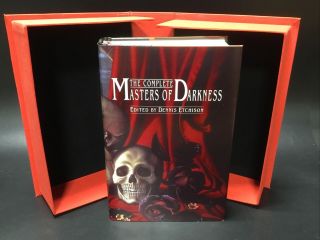 Rare Signed First Edition Complete Masters Of Darkness [underwood Miller 1991]