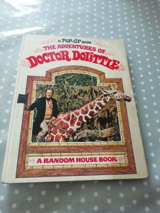 A Vintage The Adventures Of Doctor Dolittle Pop Up Book Uk Postage