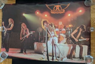 1979 Aerosmith - Concert Poster With Sleeve 34.  5 X 24.  5
