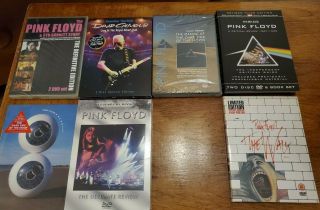 8 Pink Floyd Dvds Including The Wall Pulse