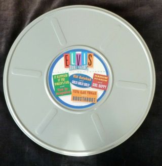 Elvis Presley 4 Double Features Movie Canister Reel Tin Dvd Set Viva Las Vegas