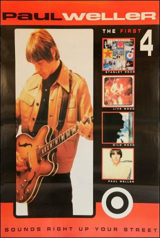 Paul Weller Poster - The First 4 Albums - Large 60 " X40 "