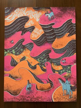 Ray Lamontagne Concert Gig Poster Raleigh Nc 7 - 26 - 14 2014 By James Flames