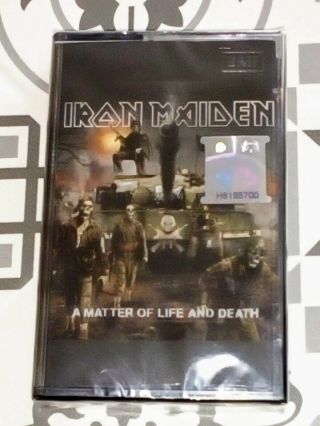 Iron Maiden A Matter Of Life & Death Cassette Tape Emi L@@k