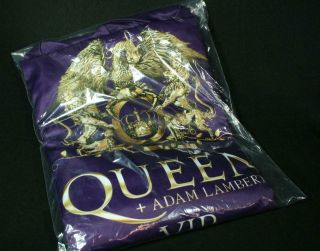 Queen Adam Lambert Rhapsody Concert Tour Vip Purple Satin Robe