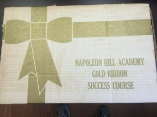 Napoleon Hill Academy Gold Ribbon Success Course /original 1964