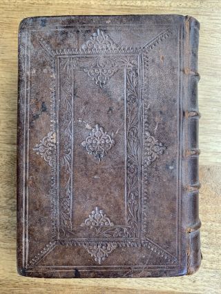 Book Of Common Prayer,  Leather,  Disk Bound.  1631 3