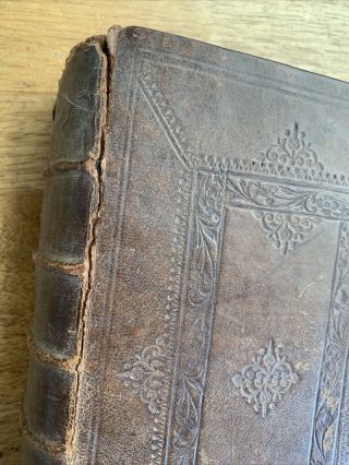 Book Of Common Prayer,  Leather,  Disk Bound.  1631 5