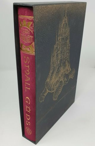 Terry Pratchett Small Gods Folio society limited edition slipcover 2