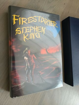 Stephen King " Firestarter " Signed Limited First Edition No.  655 Of 725,  Slipcase