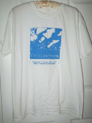 Pre - Owned Vintage 1990 Cocteau Twins T - Shirt (cologne,  Germany Gig) Design