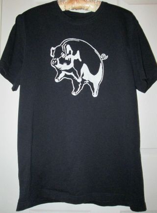 Pre - Owned Vintage Pink Floyd Animals Tour 1977 T - Shirt Design