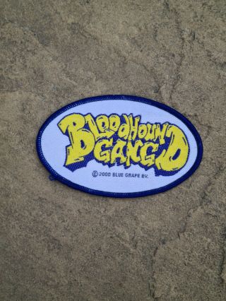 Bloodhound Gang Patch Official 2000 Blue Grape Rare