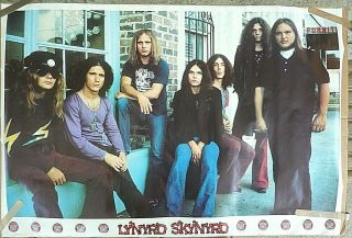 Rare Lynyrd Skynyrd 1980 Vintage Music Poster