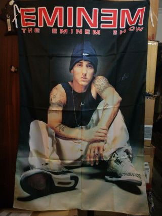 Vintage Eminem Textile Poster Flag Rap Hip Hop
