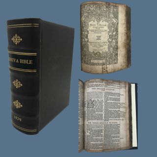 1579 Quarto Geneva Breeches Bible - First Breeches Bible Printed In England