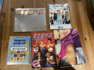 Steps Merchandise Memorabilia Poster 2000 Programme Photo Album X7 Item