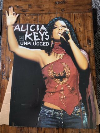 Alicia Keys Unplugged Cardboard Cut Out