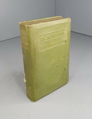 Vintage Blackburn Trustee Savings Bank Book - Tsb Home Safe Old Money Box (m12)