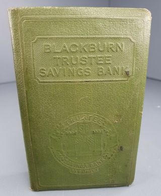 Vintage Blackburn trustee savings bank book - TSB home safe old money box (M12) 2