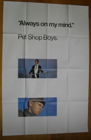 Pet Shop Boys Always On My Mind Poster 