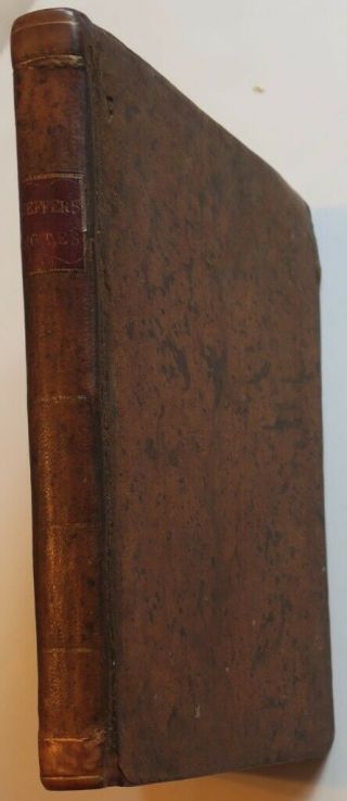 1788 " Notes On The State Of Virginia " By Thomas Jefferson,  1st American Edition