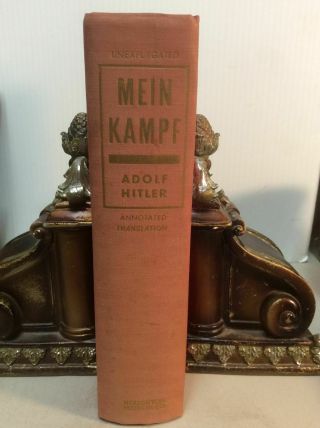 Mein Kampf Adolf Hitler Fully Annotated 1939 First Edition Rare Pre - War Issue