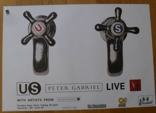 Peter Gabriel Concert Poster 