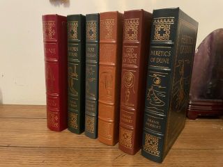 Dune Series,  Frank Herbert,  Easton Press,  Six Volume Set