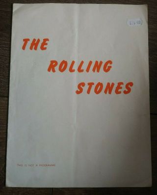 The Rolling Stones - Vintage 12 Page Paperback Booklet 1960s Brian Jones Era