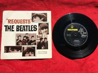 Vintage 1964 Parlophone 45rpm Vinyl Record " Requests " The Beatles Gepo 70013