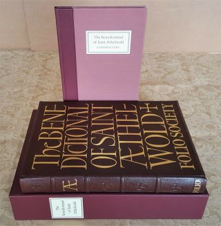 Folio Society The Benedictional Of Saint Æthelwold Numbered Limited Edition