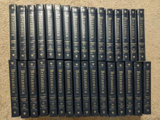Encyclopedia Britannica 15th Edition Complete Set 32 Volumes 1989