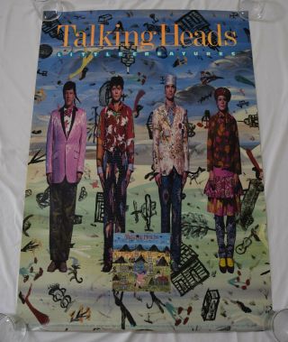 Talking Heads - Little Creatures - Orig 1985 Sire Large 26 " X 38 " Promo Poster
