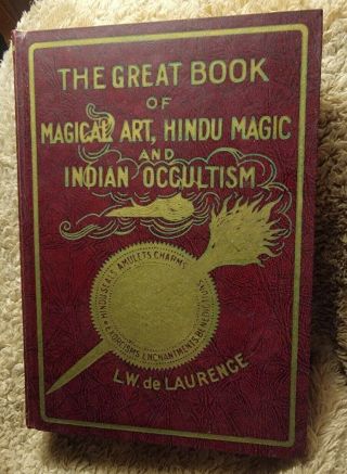 Vintage 1939 - The Great Book Of Magical Art - L.  W.  De Laurence - Occult Rare