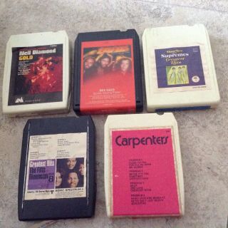 Bee Gees,  Neil Diamond,  Supremes,  Carpenters,  Fifth Dimension Vintage 8 - Track Tapes
