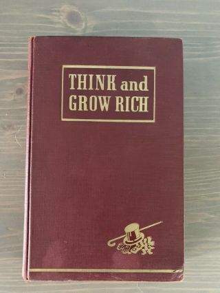 Think And Grow Rich Napoleon Hill 1938 1st Ed 4th Printing W Insert
