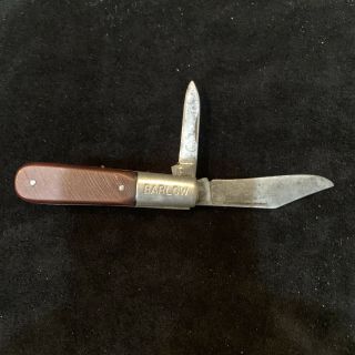 Imperial Knife Made In Usa Barlow 2 Blade Plain Edge Old Vintage Folding Pocket