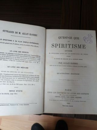 Allan Kardec Qu ' est - ce que le spiritisme Edition 1863 2